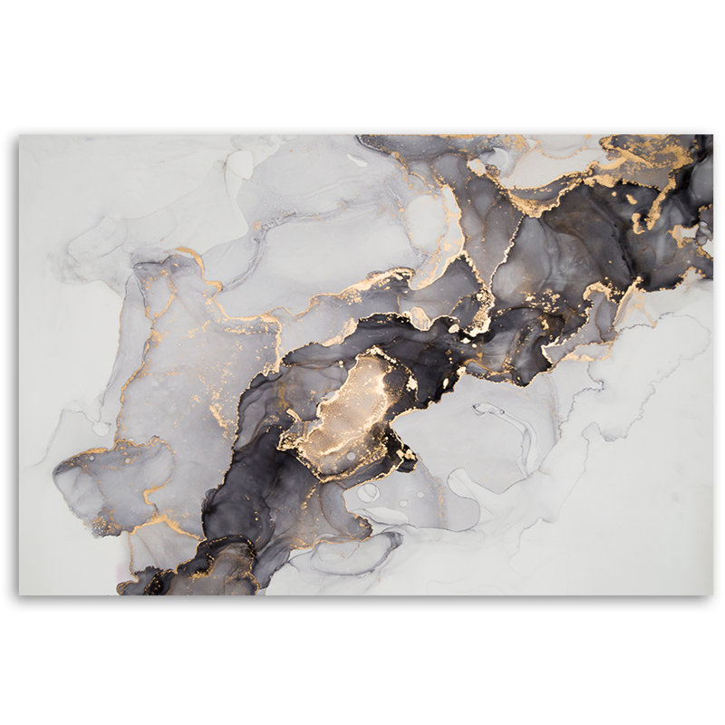 Abstract Marble Texture - No Frame Print on Canvas