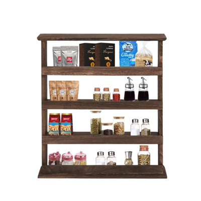 Wall Wood Spice Rack