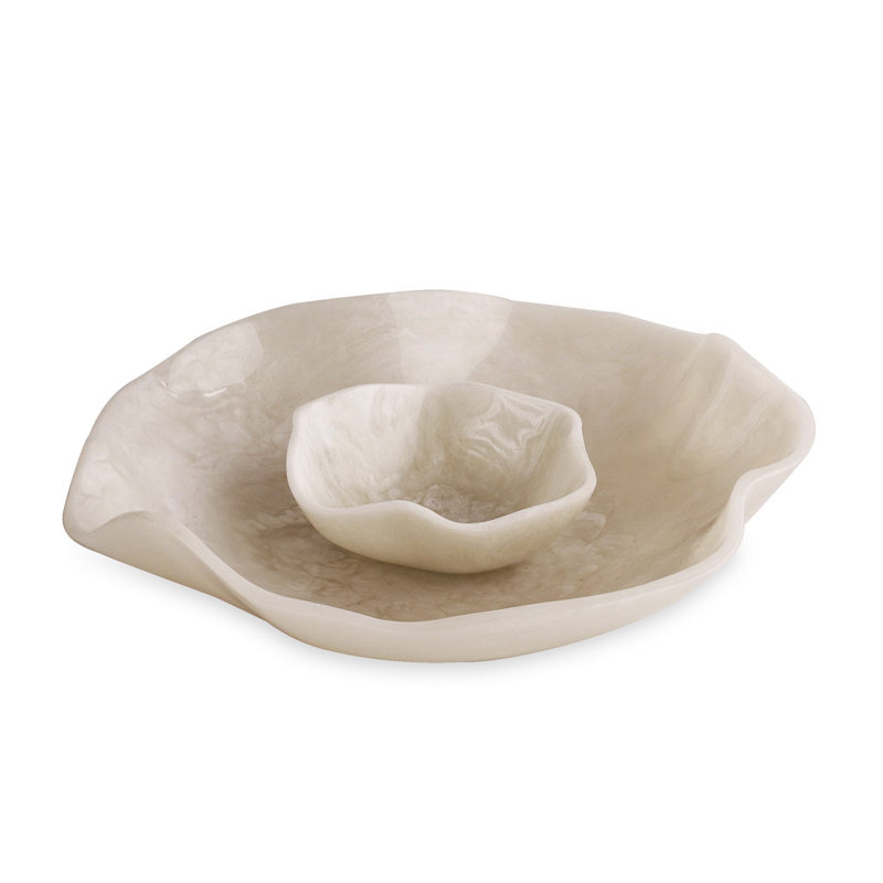 Resin Chips And Dip Platter