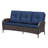 Outdoor Wicker Patio Sofa with Weather-Resistant Cushions | All-Weather Rattan Outdoor Furniture-2038809285