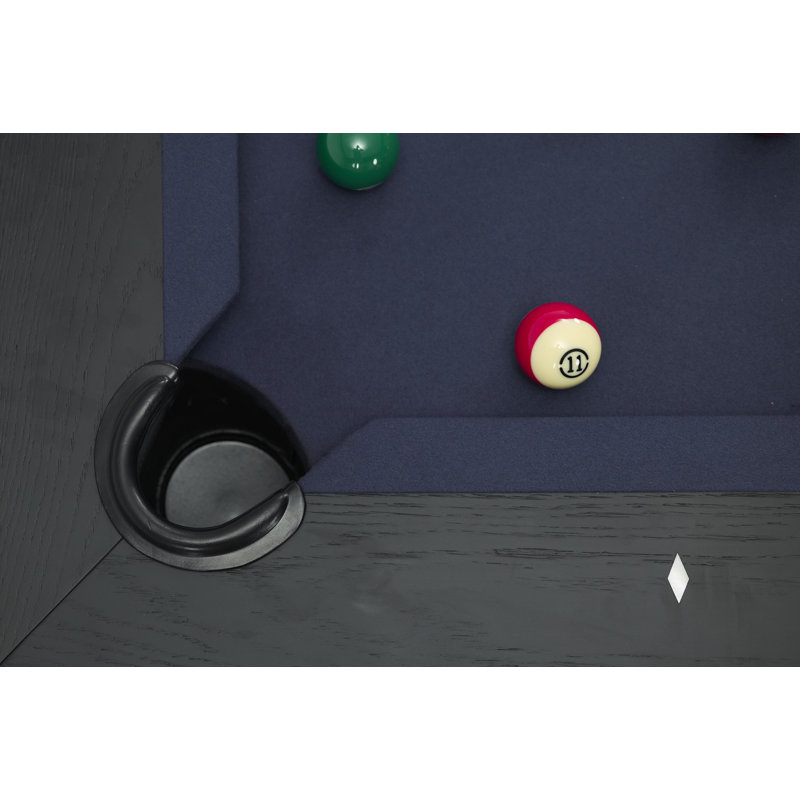 Savant 8' Slate Pool Table In Black Ash