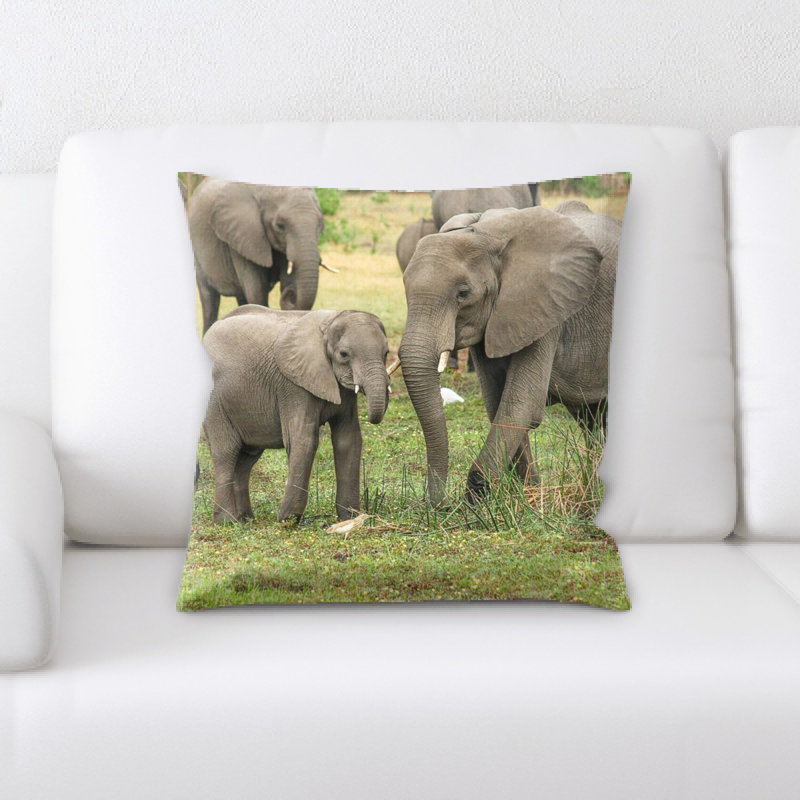 Microsuede Throw Pillow