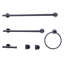 Ensemble de 6 accessoires de salle de bain en acier inoxydable au fini bronze huilé-93456473