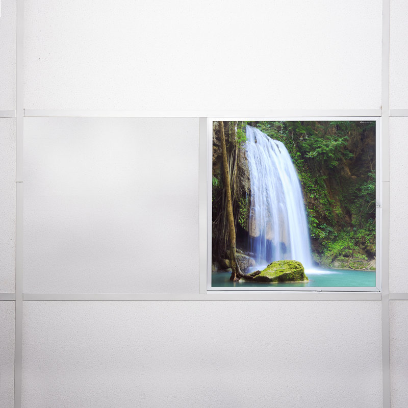 Waterfall Square Fixture Component Ceiling Light