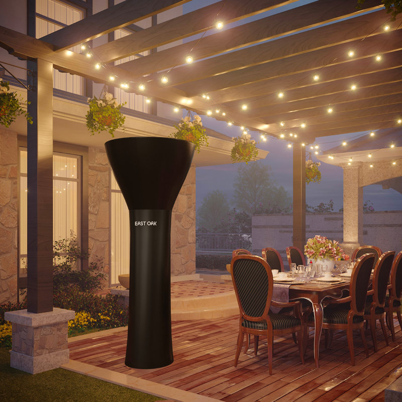 Housse pour chauffe-terrasse Eeast Oak, Noir, noir, noir, noir