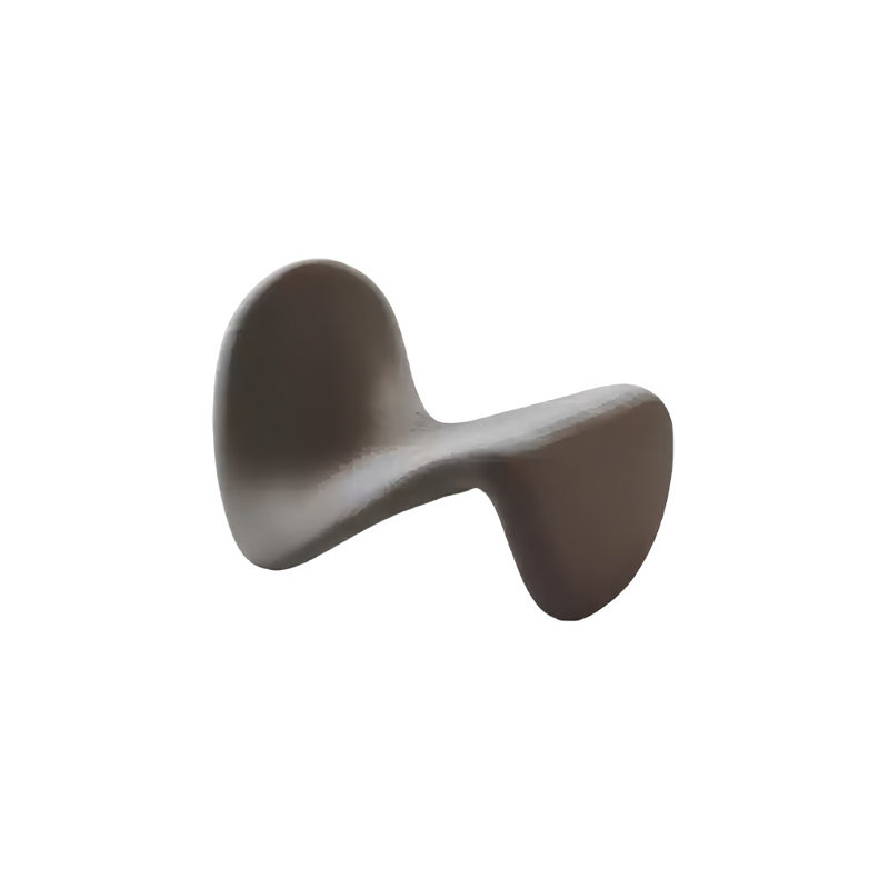 Dark grey curved negotiating sofa