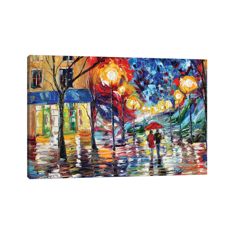 Late Night Romance 1 Piece Wrapped Canvas Painting, 66.04 cm H x 45.72 cm W x 3.175 cm D