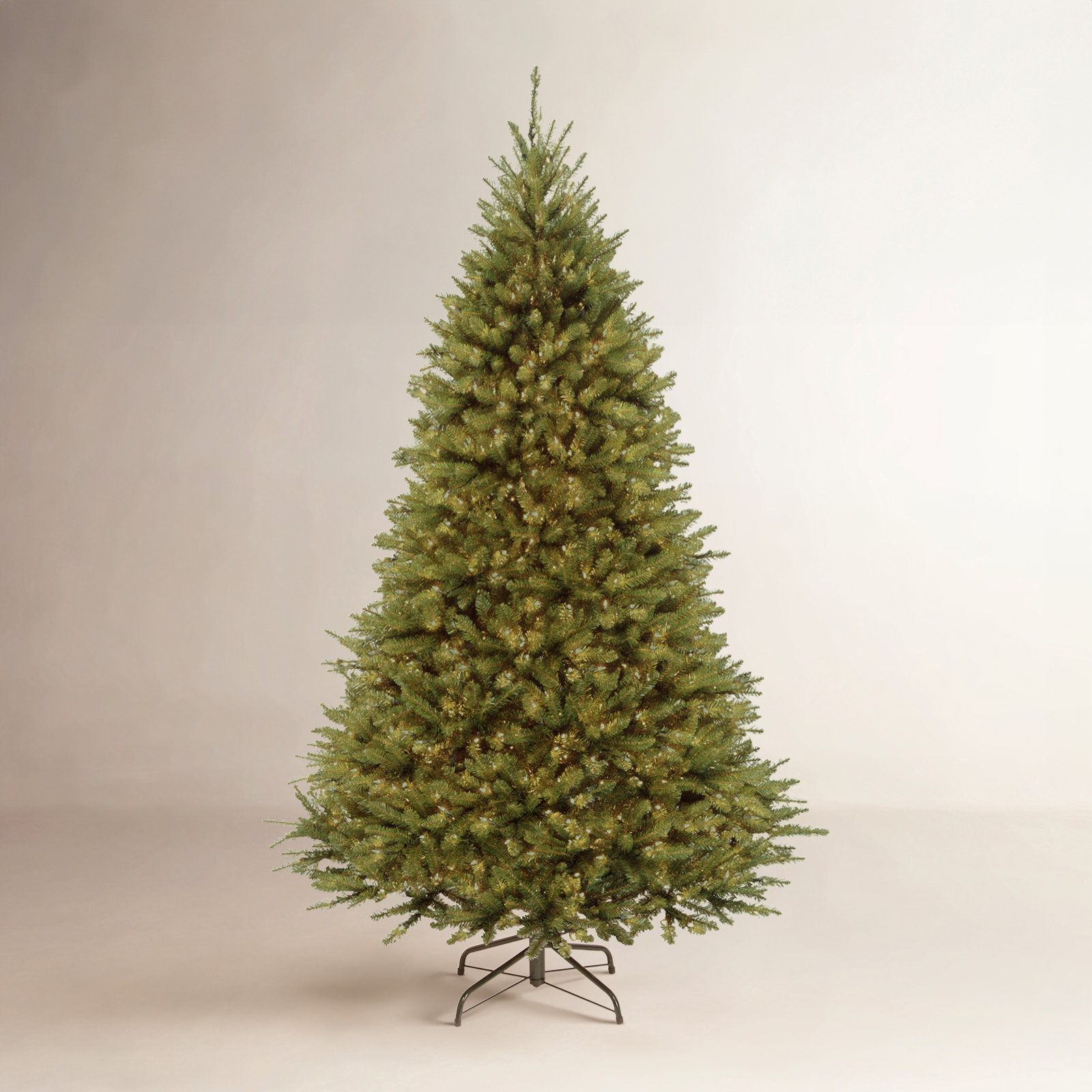 The Holiday Aisle® Kingswood Fir Pencil Tree with Power Connect and Dual Color LED Lights, 7.5', Regular (Full)