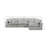Ivola Upholstered L-Shaped Sectional Reversible-98497443