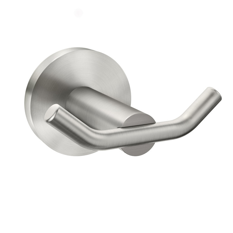 Moen Arlys Double Robe Hook, Brushed Nickel