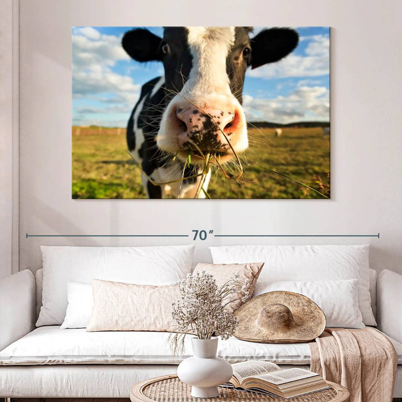 Brampt Cow Selfie, 34" H x 51" W