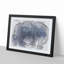 Blue Rose in Abstract - Picture Frame Graphic Art Print-55679541-55679538