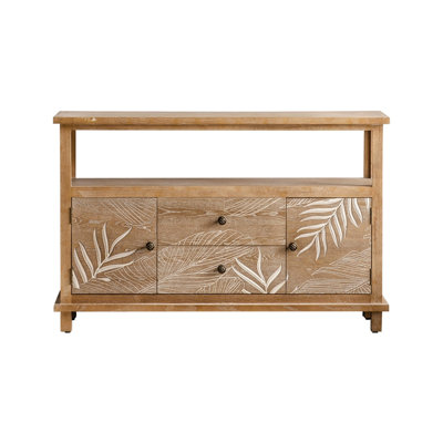 Buffet en bois massif Farmhouse Burlywood