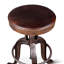 Wellington Upholstered Adjustable Stool with Metal Frame-1131727892