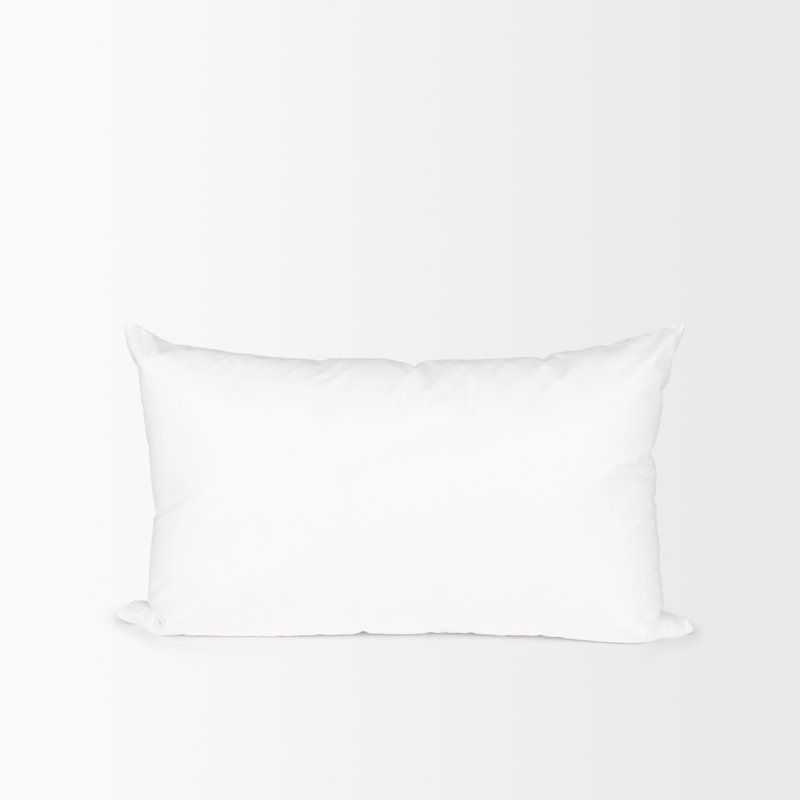 Solid Colour Fabric Reversible Throw Pillow, 13" x 21"