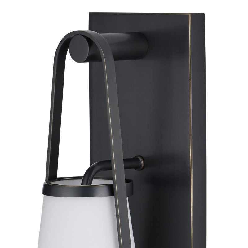 Brompton 1 - Light Flush Mounted Sconce, Oil Rubbed Bronze