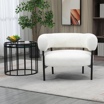 Buote Upholstered Barrel Chair