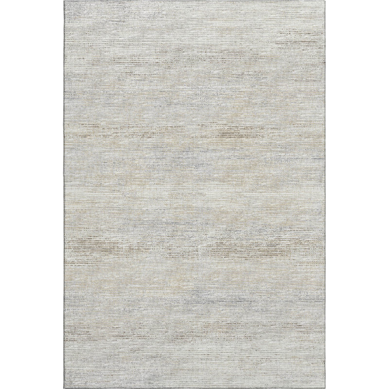 Premium Machine Washable Mayfield Beige Rug, Rectangle 9' x 12'