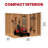 Highland Wood Storage Shed (Professional Installation Available)-113449478