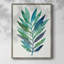 Palm Frond Flow II, reproduction encadrée - bois massif-628352706