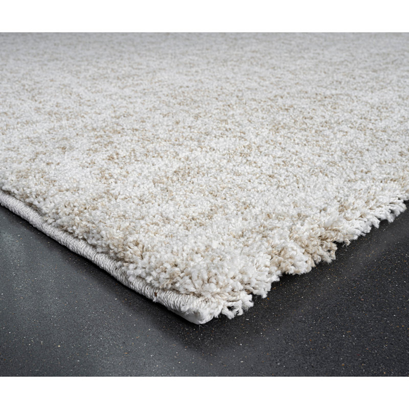 Tapis en polypropylène ivoire et beige Matilda, Rectangle 5 pi 3 po x 7 pi 6 po