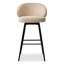 Swivel Upholstered Stool with Metal Frame-402638804-402636842