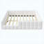 Lit de jour rembourré en laine beige, mobilier de chambre moderne et minimaliste-129888554
