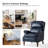 Asah Vegan Leather Manual Push Back Recliner-954673147
