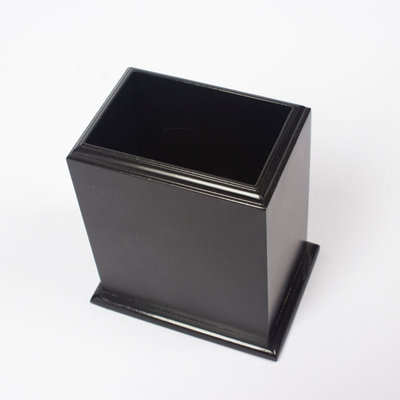 Michailas Leather / Faux Leather Desk Organiser Set