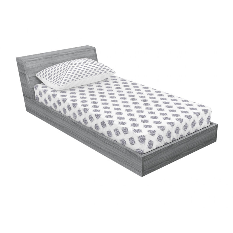 Microfiber Sheet Set, Twin XL Sheet Set with Fitted Sheet, Geometric 2