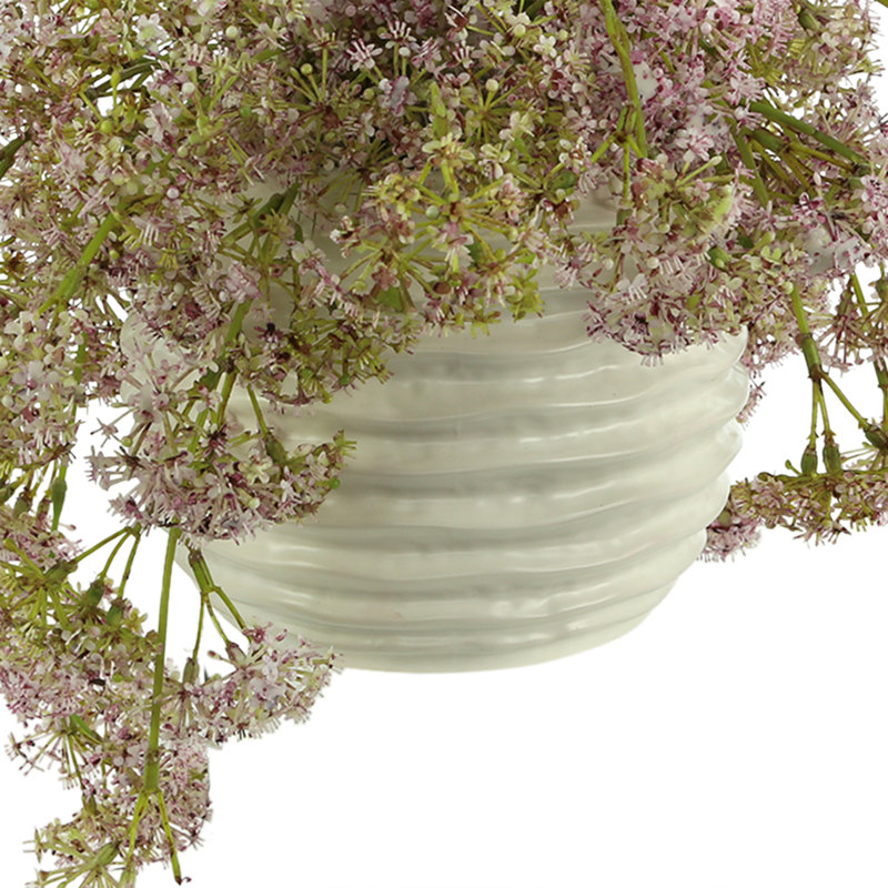 Polysilk Weeping Laurel Arrangement in Vase