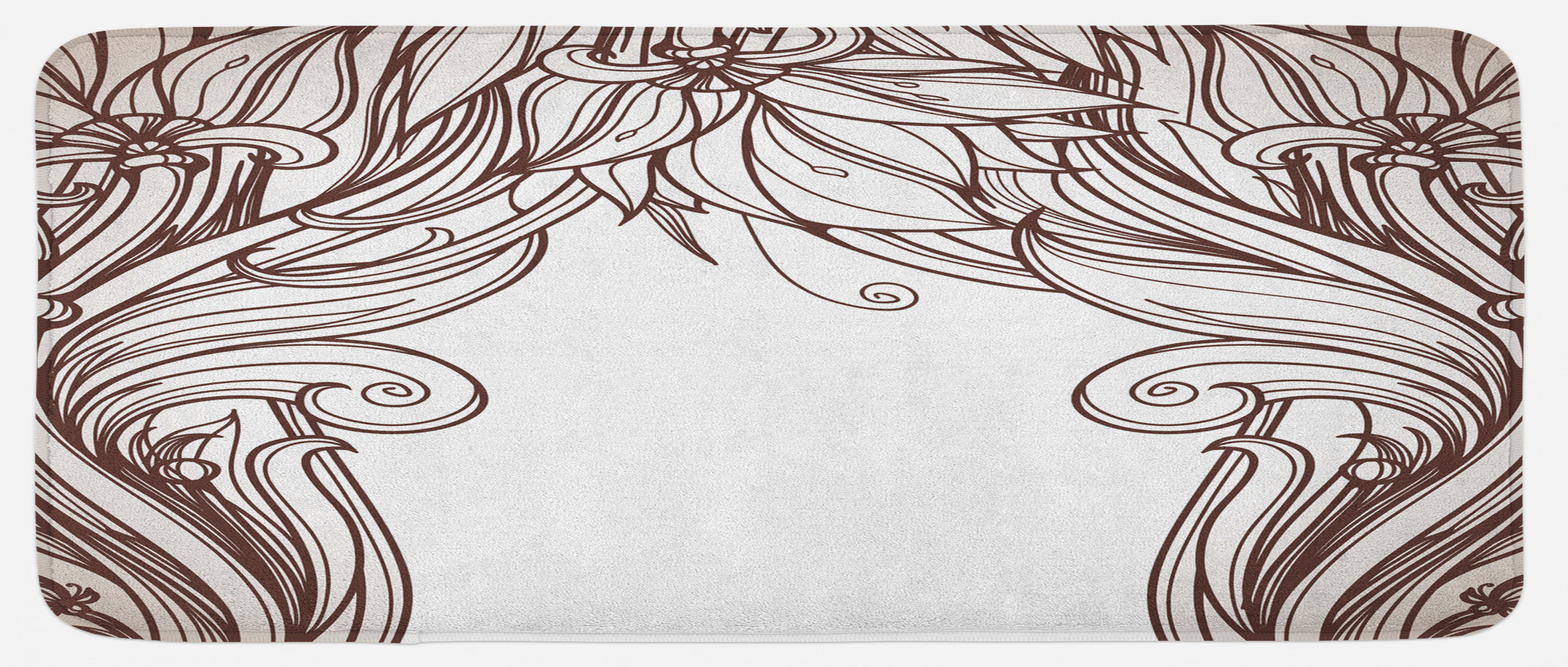 East Urban Home Art Nouveau Kitchen Mat | Wayfair