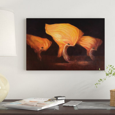 «Chinese Dancers» par Lincoln Seligman, impression sur toile tendue