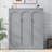 Queen Size Murphy Bed Wall Bed With Shelves,Gray-1704844315