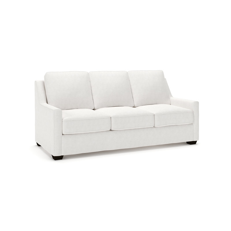 Canapé rembourré 80 po Gemi, Chenille Crypton® neige Nomad