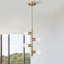 Lustre linéaire moderne unique à 4 lumières Bazaldua