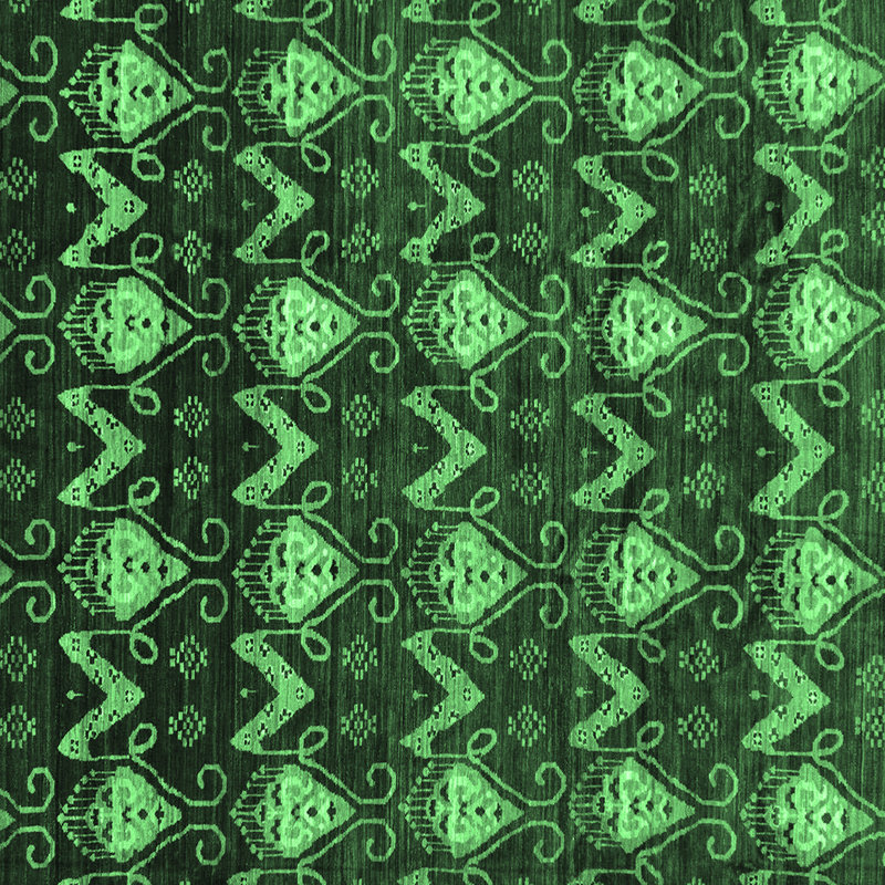 Washable Geometric Indoor Rug, Square 8'