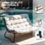 Causeuse de patio de 53,15 po de largeur Lelsie-558372295