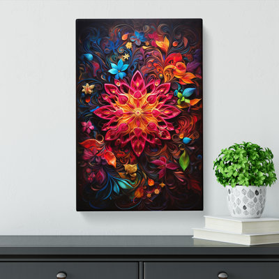 Mandala Contemporary - Wrapped Canvas Print