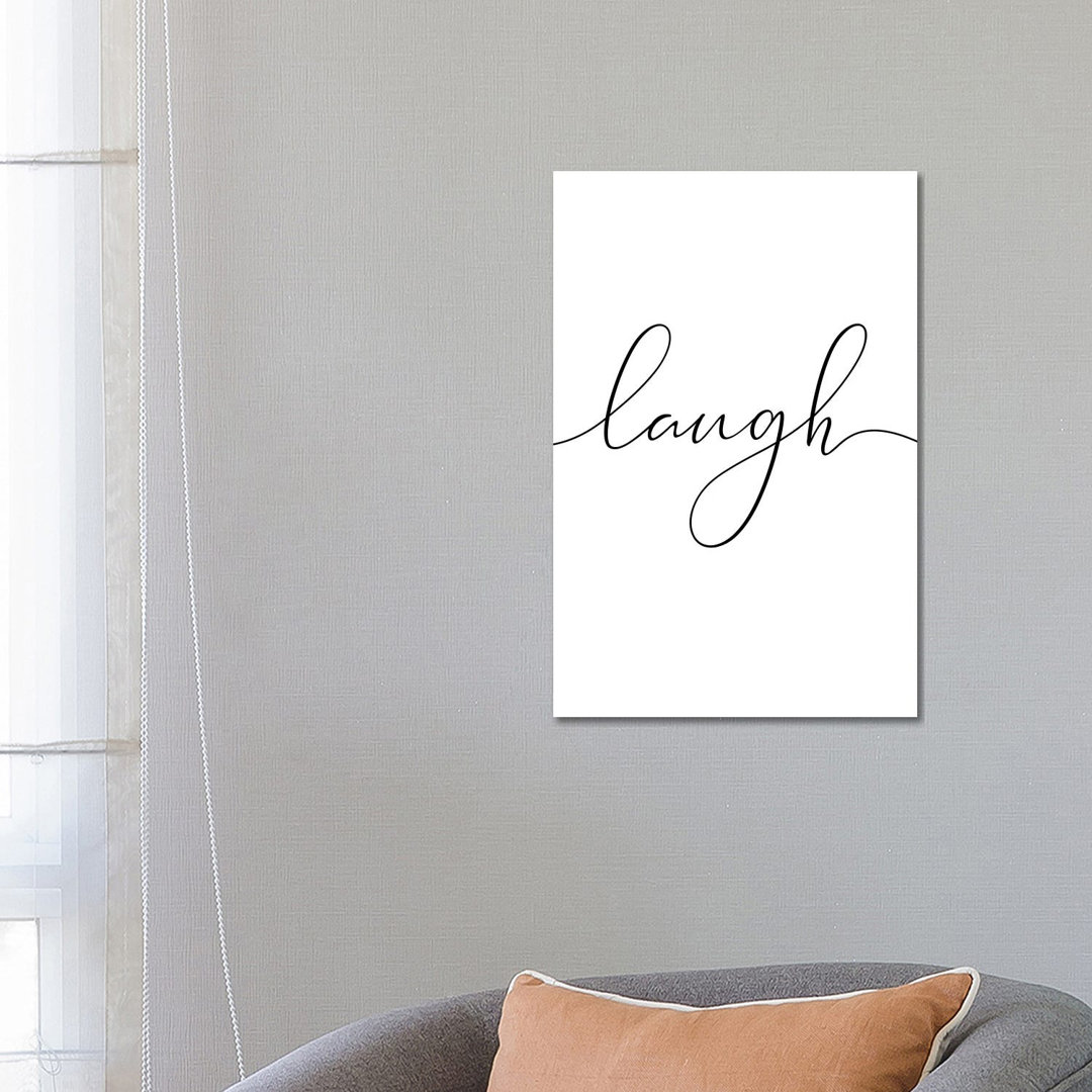 Laugh by Nouveau Prints - Wrapped Canvas Gallery-Wrapped Canvas Giclée