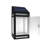 Alonie Outdoor Solar LED Wall Lantern-1116860510-1116860511