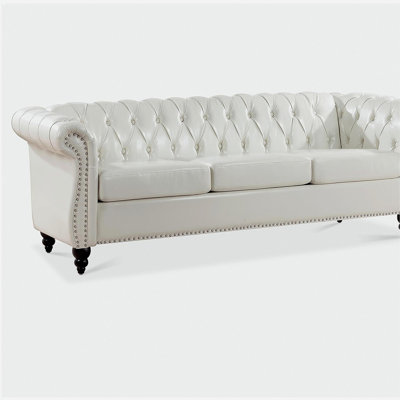 Canapé Chesterfield 84,65 pouces