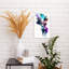 Vibrant Abstract Splash Abstract Colorful Contemporary Violet Nature Wall Art Print-135620506