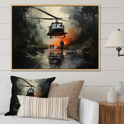 " Military Helicopter In Vietnam War "