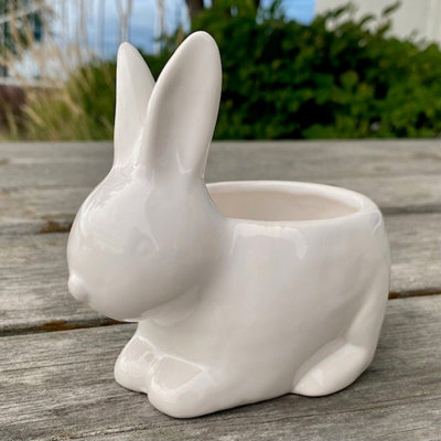 Pot à fleurs White Bunny