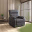 Fauteuil inclinable électrique pivotant à 270 ° - commande à bouton tactile - charge USB - support moelleux - assemblage facile?-115753178