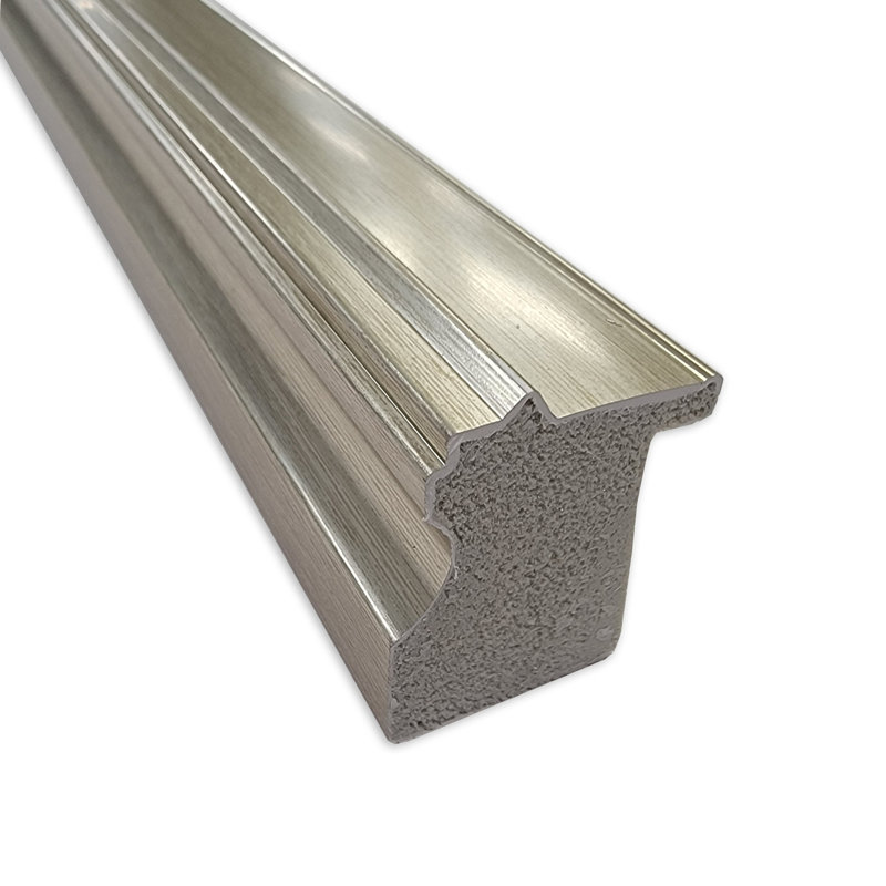 Wall Cork Small Bulletin Board, Silver, 14" x 32"