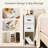 Narrow White Nightstand, Wood Slim Bedside Tables For Small Bedroom, Modern End Table With Drawers, Perfect For Apartments, Rente-965178481