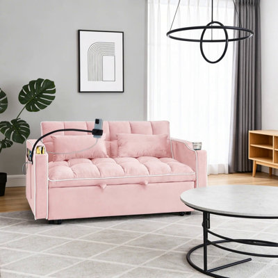 Canapé-lit pliable polyvalent de 55,51 pouces