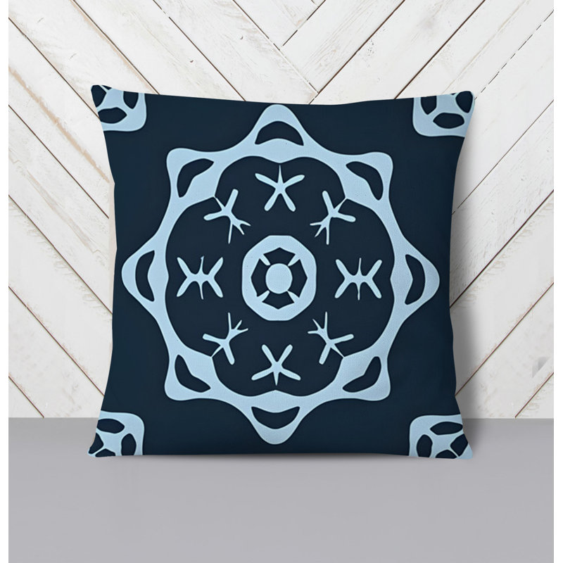 Throw Pillow With Insert, Blue 18, 20"H x 20"W